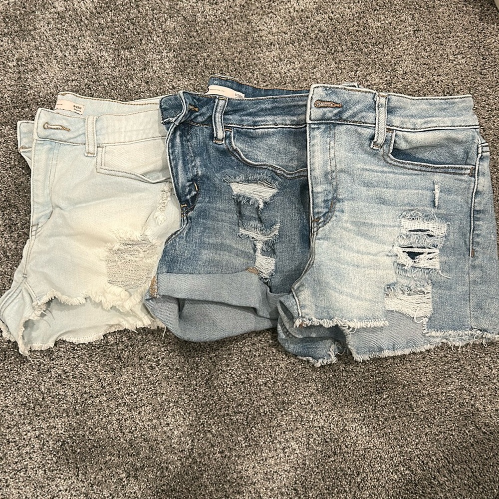 Lot of 3 Jean Shorts